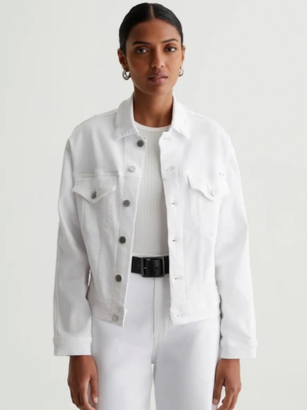 NWT AG Arllow White Denim Jacket